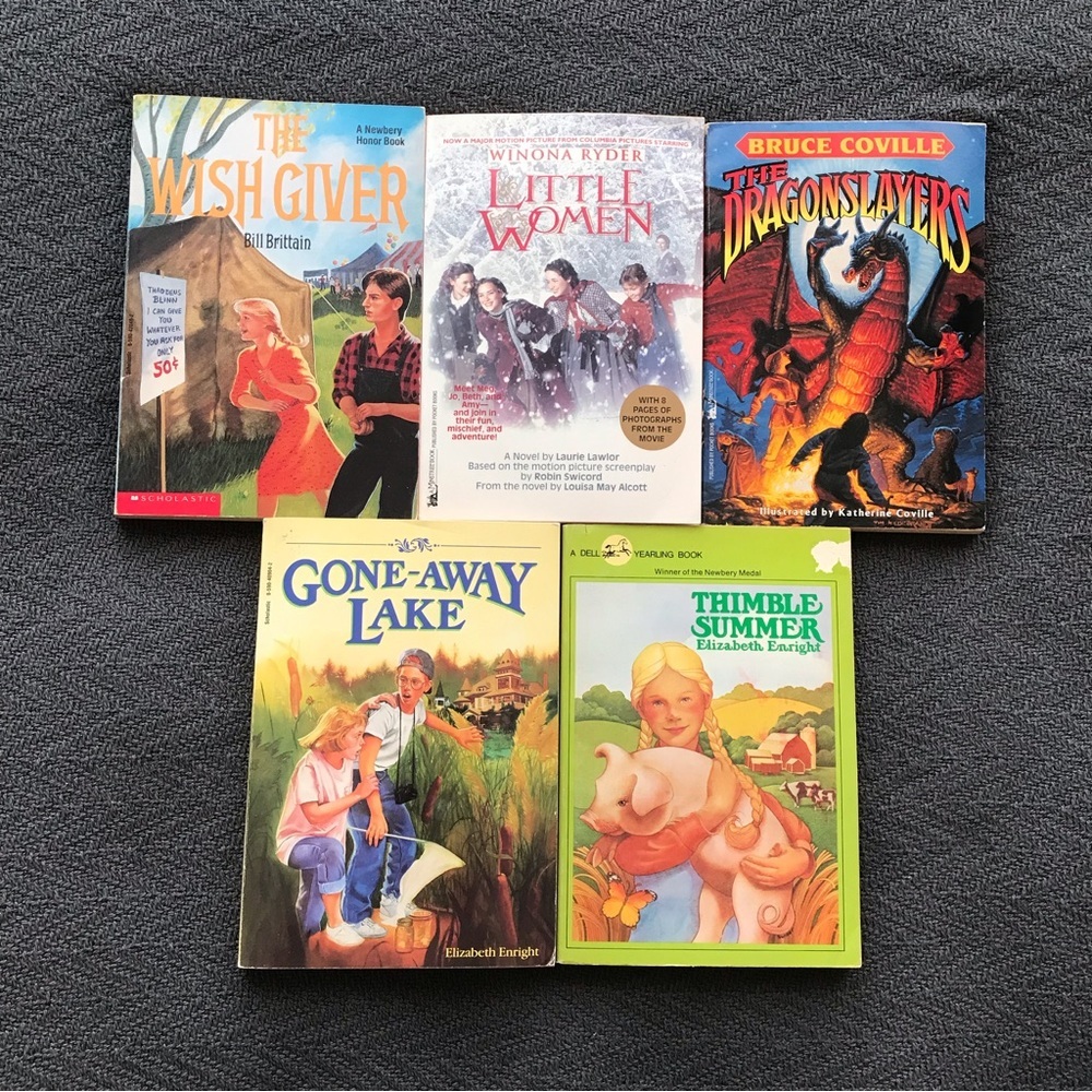 Vintage Elizabeth Enright Bruce Coville Little Women The Wish Giver Young Adult
